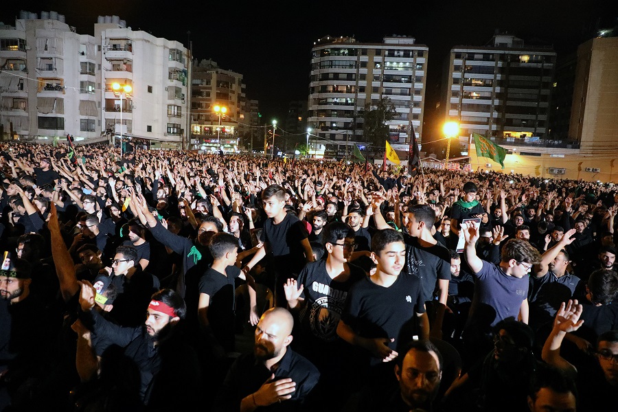 إحياء ليلة العاشر من محرم 1439هـ في الضاحية الجنوبية لبيروت - الجاموس 